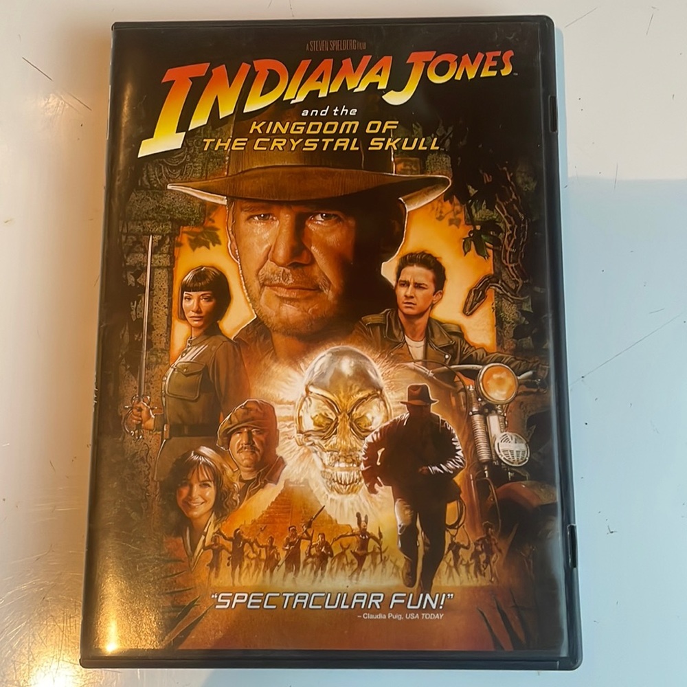 Indiana Jones and the Kingdom of the Crystal skull DVD